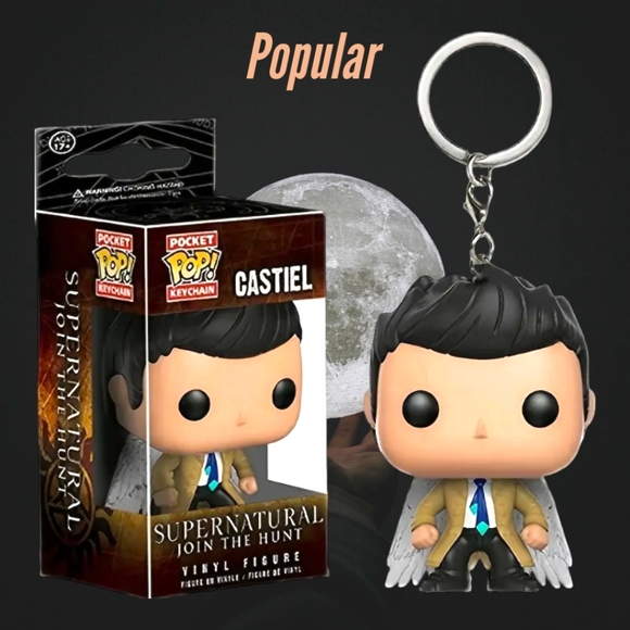 FUNKO POP!! Supernatural Limited Edition Character Castiel with Wings NWT - Picture 8 of 10